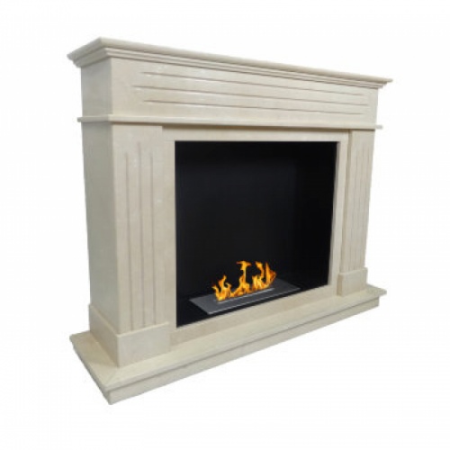 Биокамин FireBird ВАРШАВА мрамор CREMA MARFIL