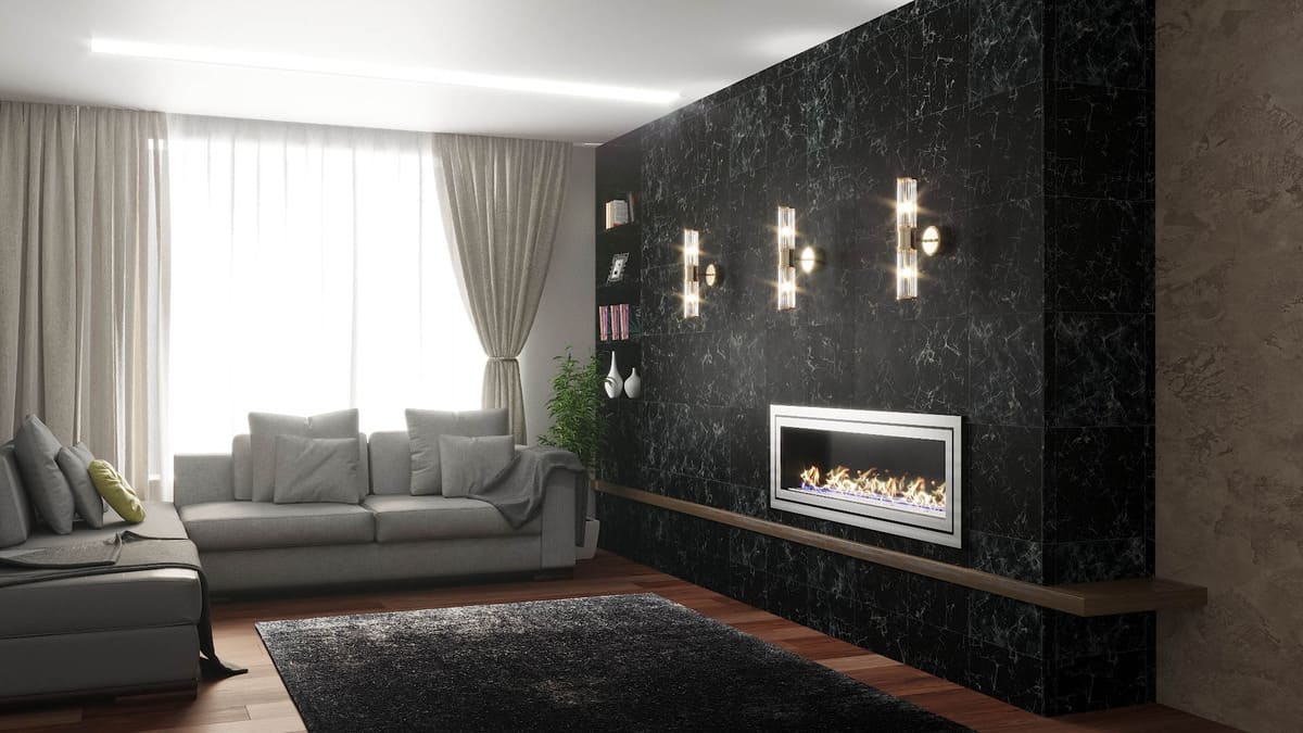 Биокамин "Русский огонь" Стенли 1500V встраиваемый по цене 54 800 руб.