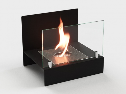 Настольный биокамин Lux Fire "Афиша" М (черный)