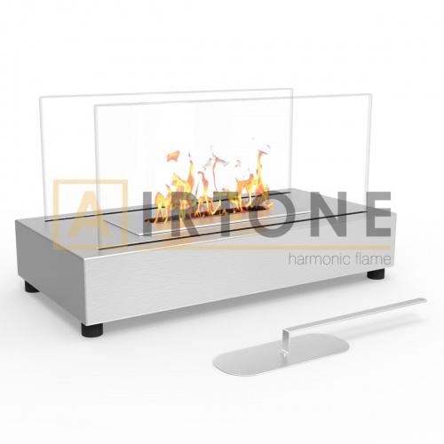 Биокамин настольный Airtone – Glaber Silver