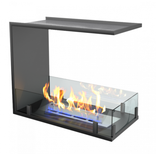 Встраиваемый торцевой сквозной очаг ZeFire Standart 600