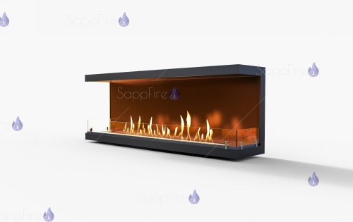 Встраиваемый биокамин / торцевой очаг 700 (SappFire)
