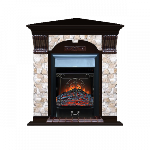 Арочный Арбат угловой (венге)+Majestic Black