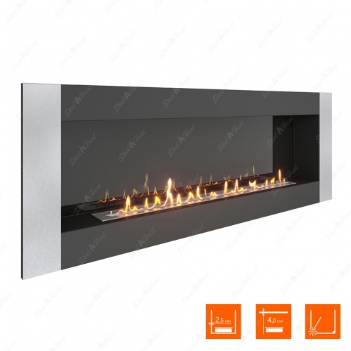 Биокамин SteelHeat GRAND-V 1800 стемалит