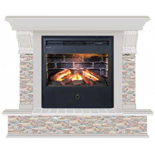 Панорама грот цветной (беленый дуб)+Samba 3D