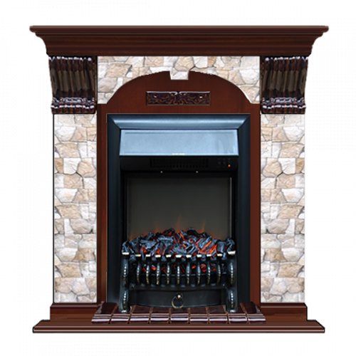 Арочный Арбат (красное дерево)+Fobos Black