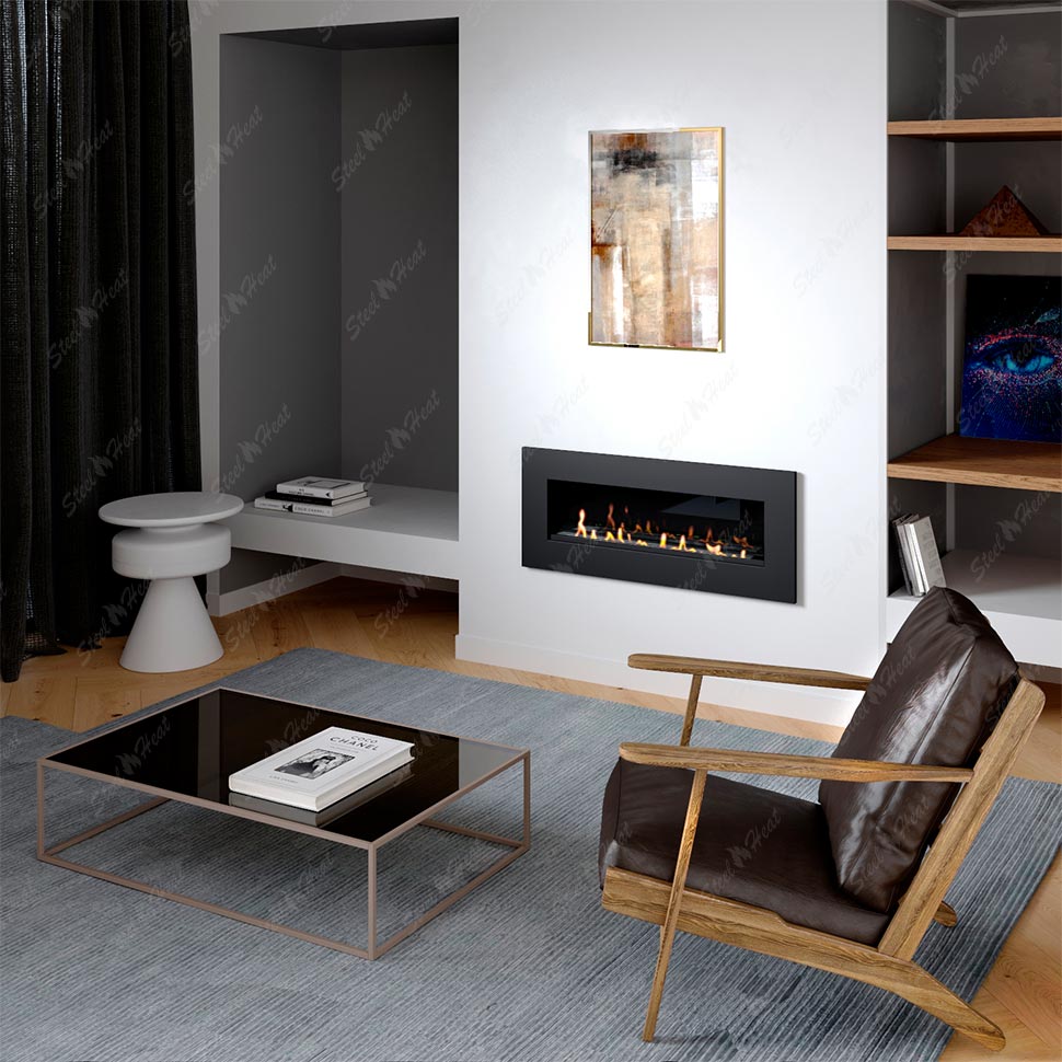 Биокамин SteelHeat GRAND 1200 XL стекло + стемалит по цене 53 800 руб.