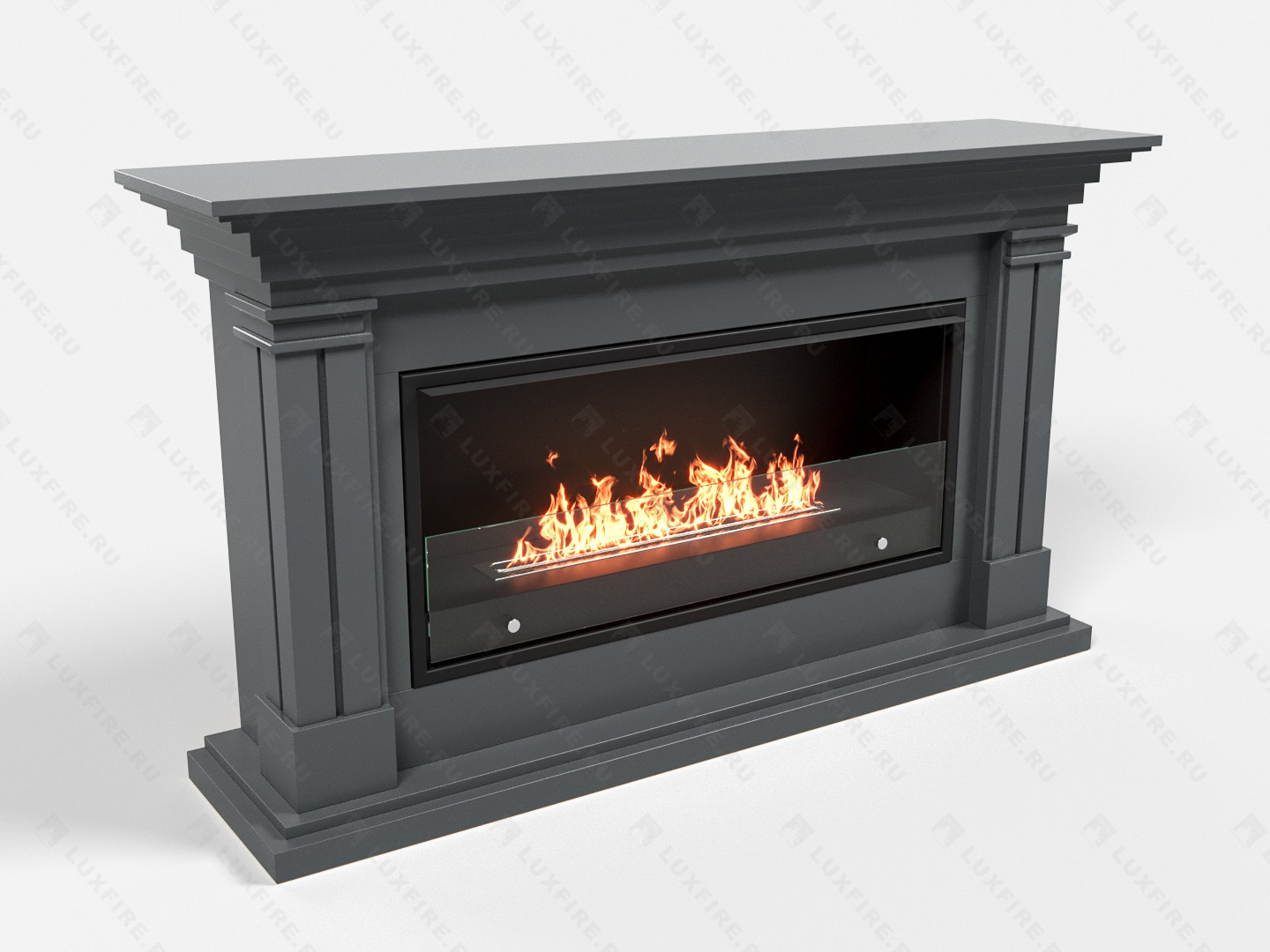 Биокамин Lux Fire с порталом Ромео 42, графит
