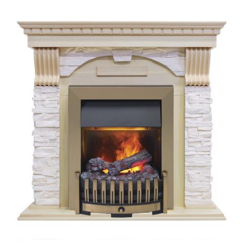 Dublin арочный сланец шампань (слоновая кость)+Danville Antic Brass