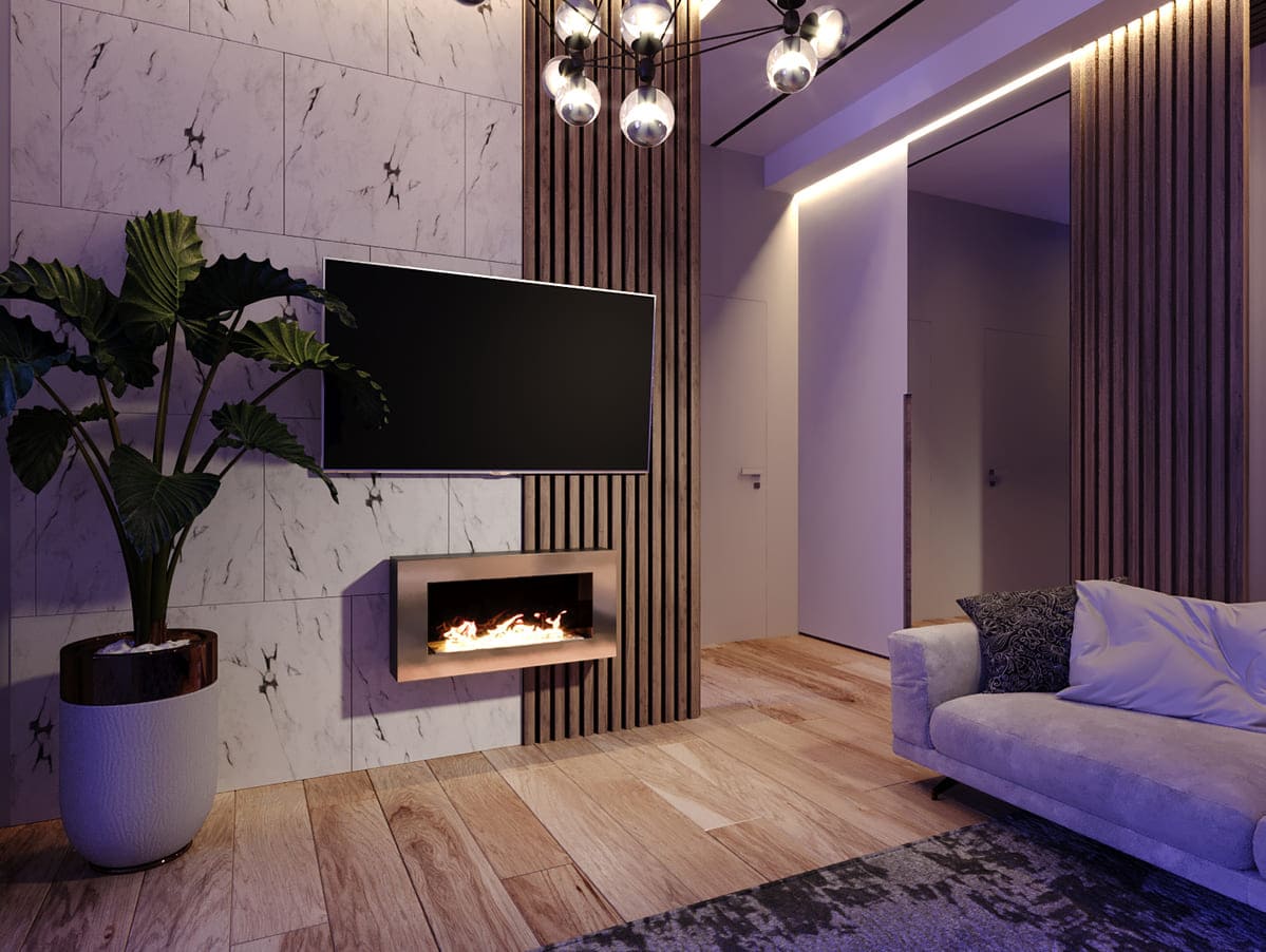 Биокамин "Русский огонь" Барокко 800N настенный по цене 32 800 руб.