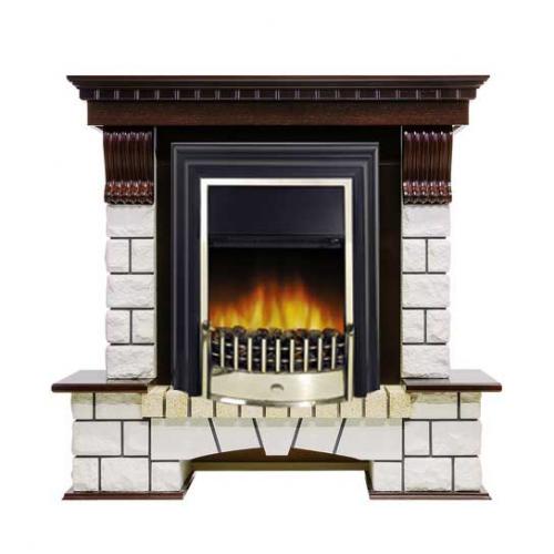 Pierre Luxe белый (темный дуб)+Cheriton Log