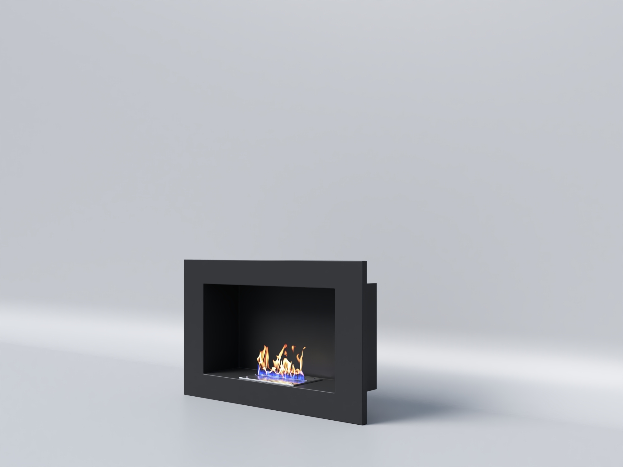 Биокамин "Русский огонь" Лайт 460V встраиваемый с декоративным стеклом (стемалитом) по цене 14 200 руб.