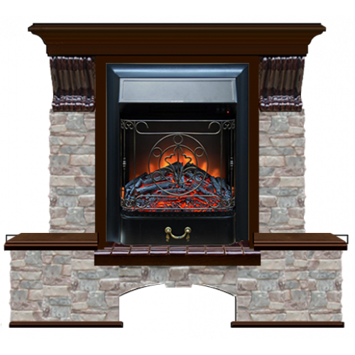 Бостон К Грот цветной (дуб)+Majestic Black