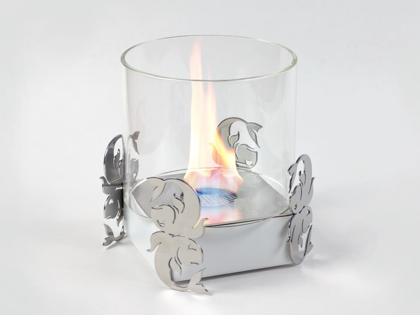 Настольный биокамин Lux Fire Зодиак "Рыбы" Белый по цене 15 000 руб.