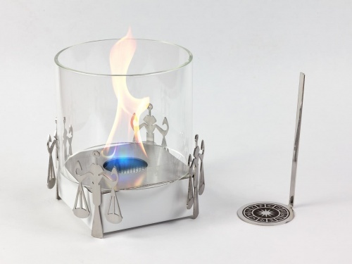 Настольный биокамин Lux Fire Зодиак "Весы" Белый