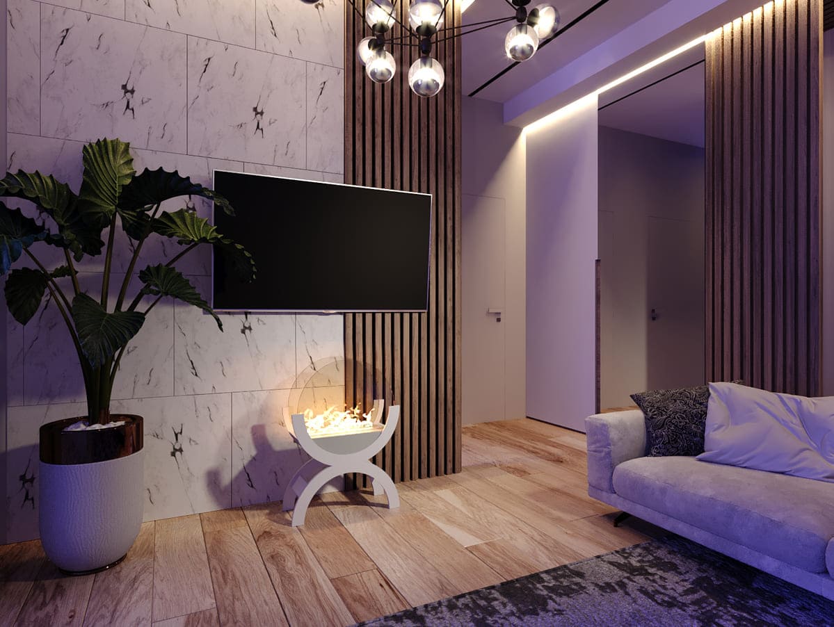 Биокамин напольный "Русский огонь" Санрайз макс белый по цене 29 900 руб.