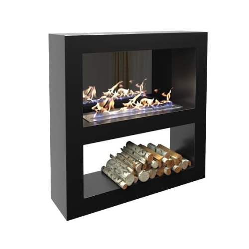 Биокамин "Русский огонь" Лобби 1500 настенный с защитным стеклом