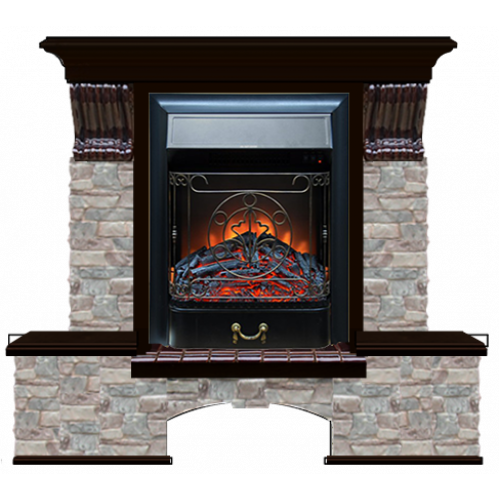 Бостон К Грот цветной (венге)+Majestic Black