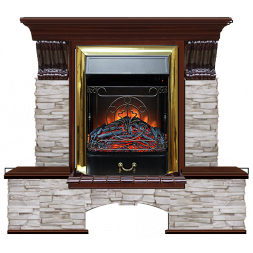 Бостон К Мисхор (красное дерево)+Majestic Brass