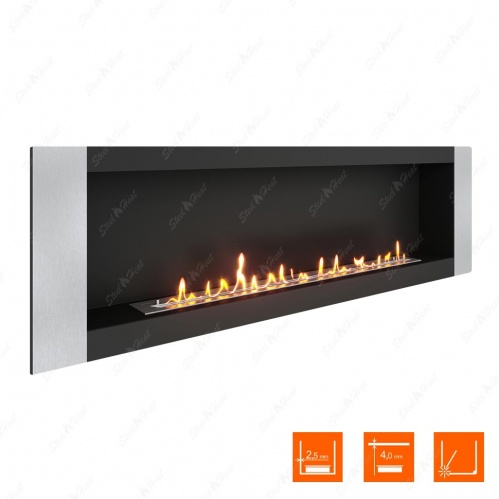 Биокамин SteelHeat LONG-V 1800