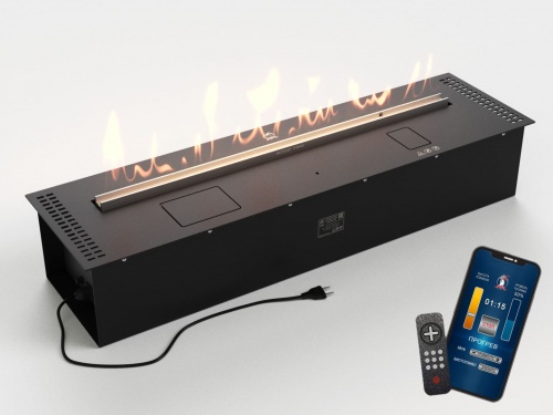 Автоматический биокамин Lux Fire Smart Flame 1000 RC Black