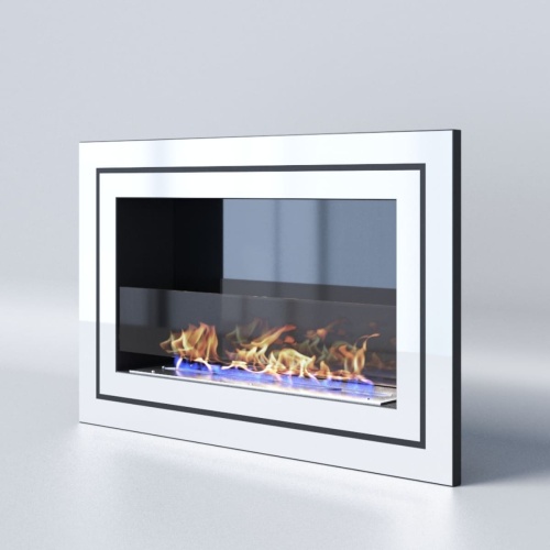 Биокамин "Русский огонь" Стенли 800V встраиваемый (высота 500мм.) с защитным и декоративным стеклом