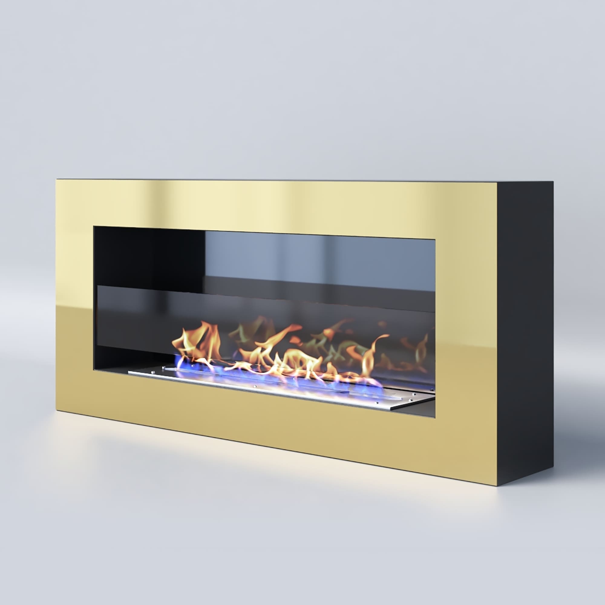 Биокамин "Русский огонь" Барокко 900N настенный с защитным стеклом по цене 42 250 руб.