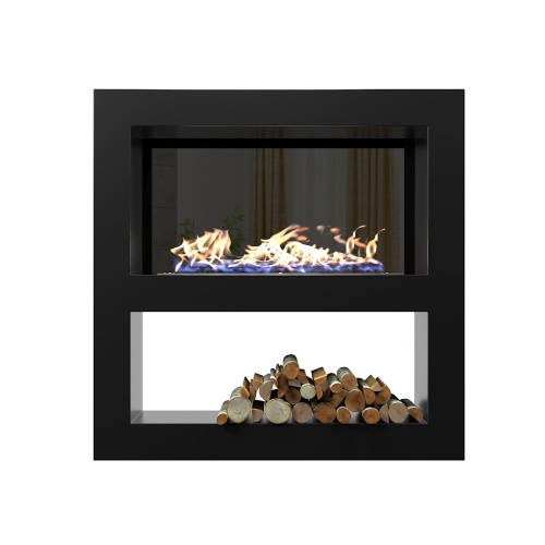 Биокамин "Русский огонь" Лобби 1200 встраиваемый с защитным стеклом