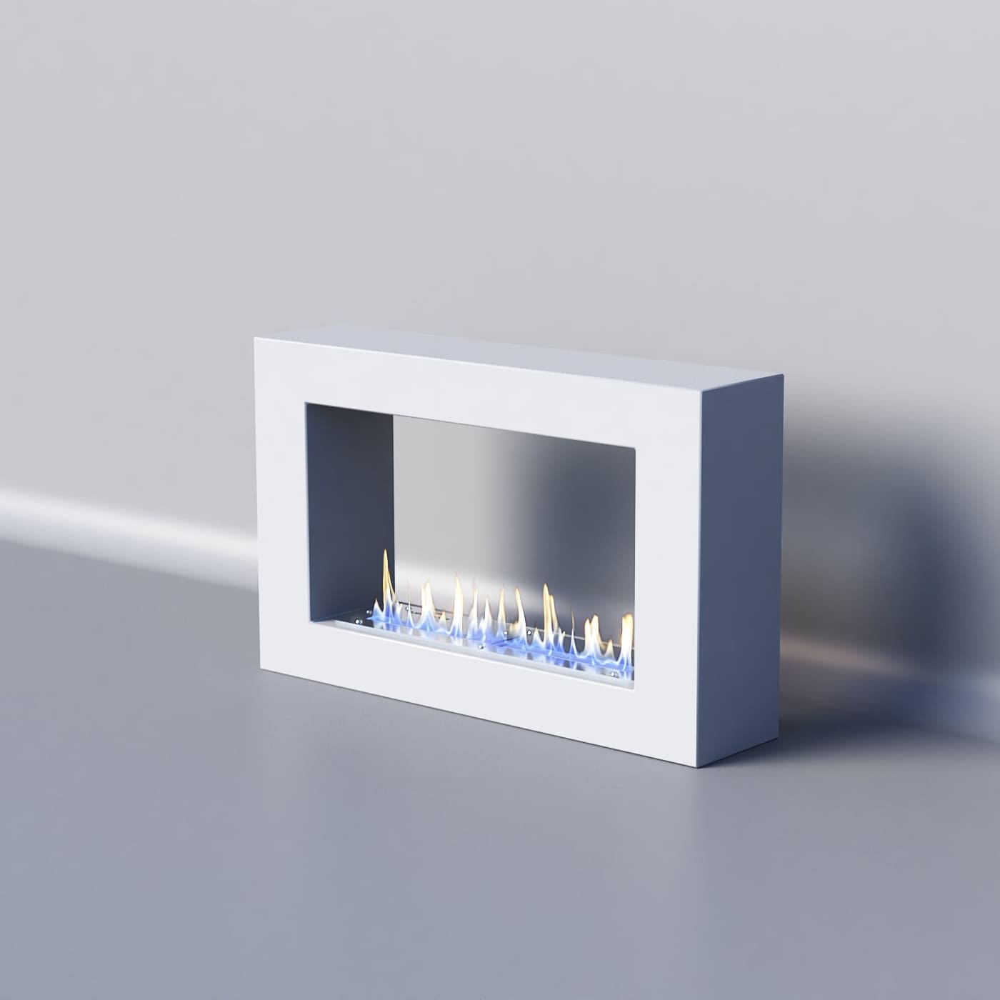 Биокамин "Русский огонь" Холл 650 настольный белый по цене 22 800 руб.