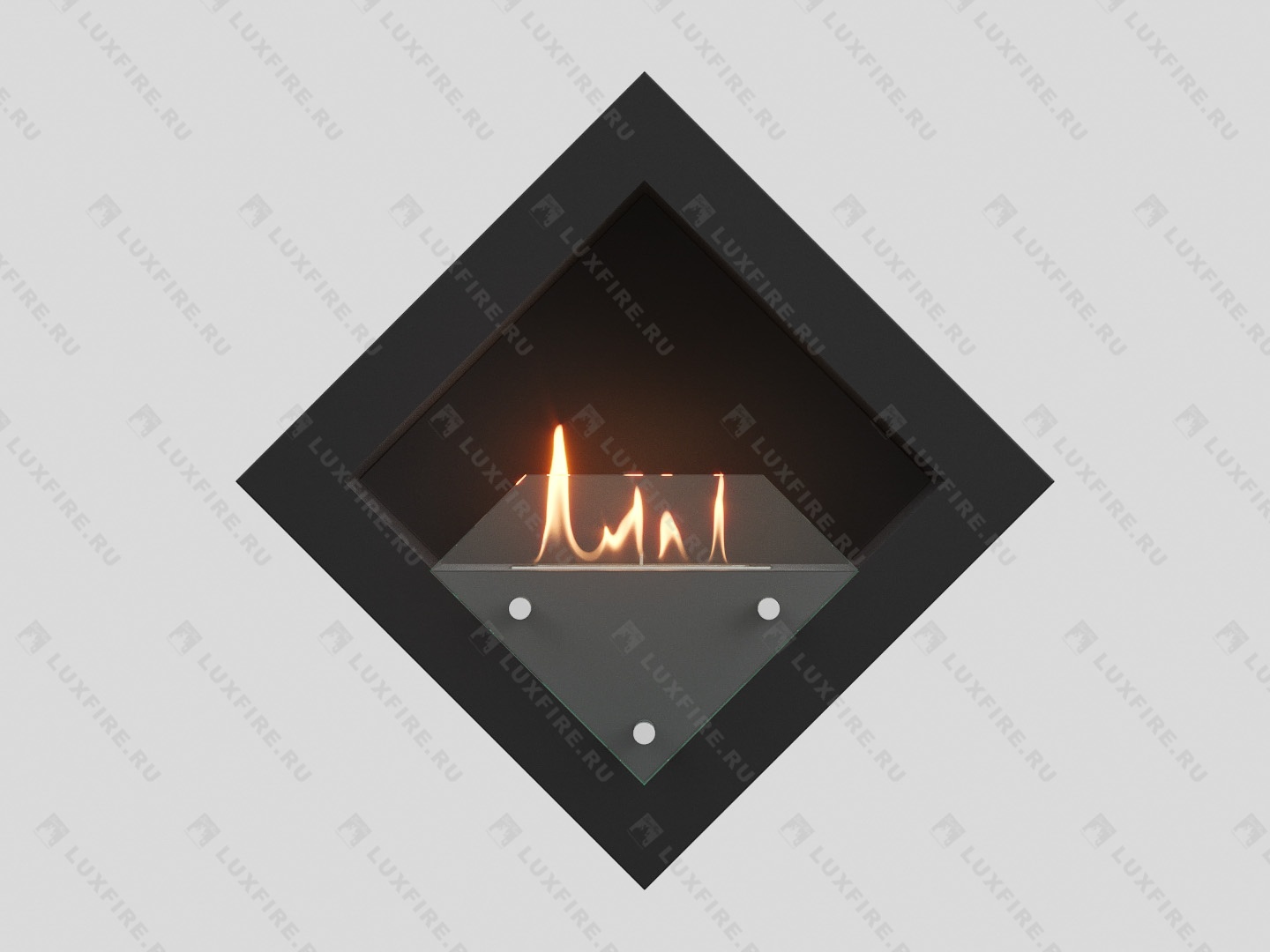 Настенный биокамин Lux Fire "Диамант 1" XS по цене 46 948 руб.