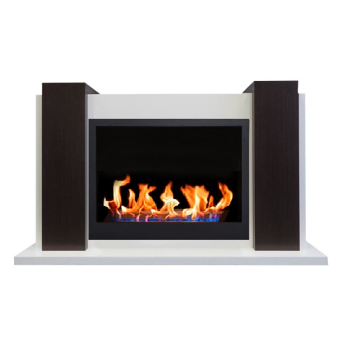 Биокамин в портале "Русский огонь" Манхэттен с защитным стеклом