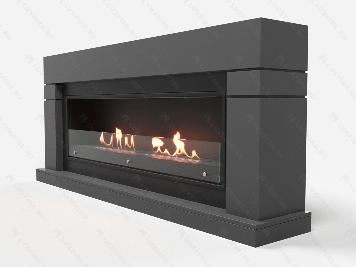 Биокамин Lux Fire с порталом Эльбрус 60, графит по цене 147 942 руб.