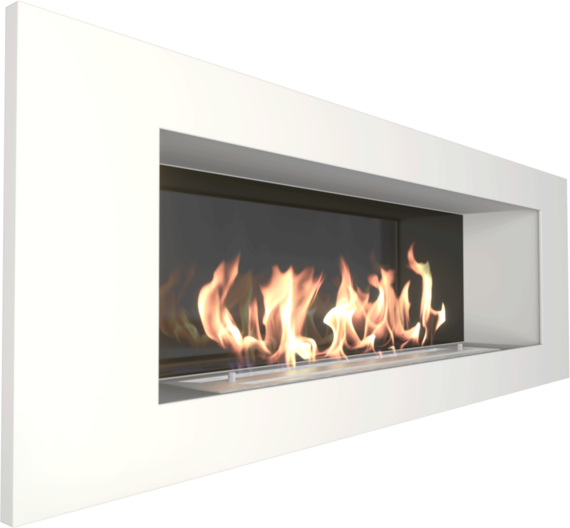 Биокамин ZeFire Elliot 1200 белый со стемалитом по цене 47 800 руб.