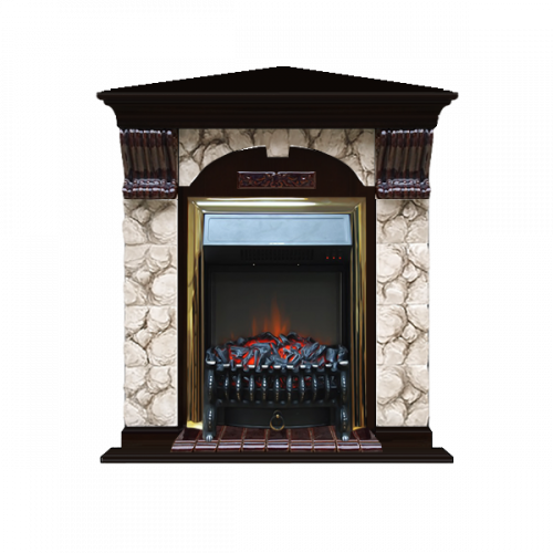 Арочный Карелия угловой (венге)+Fobos Brass