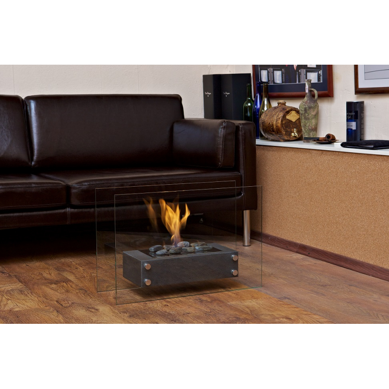 Биокамин напольный Silver Smith Standart Air Black по цене 21 900 руб.