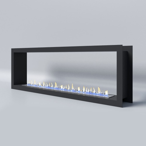 Биокамин "Русский огонь" Честер Сквозной 1500 встраиваемый