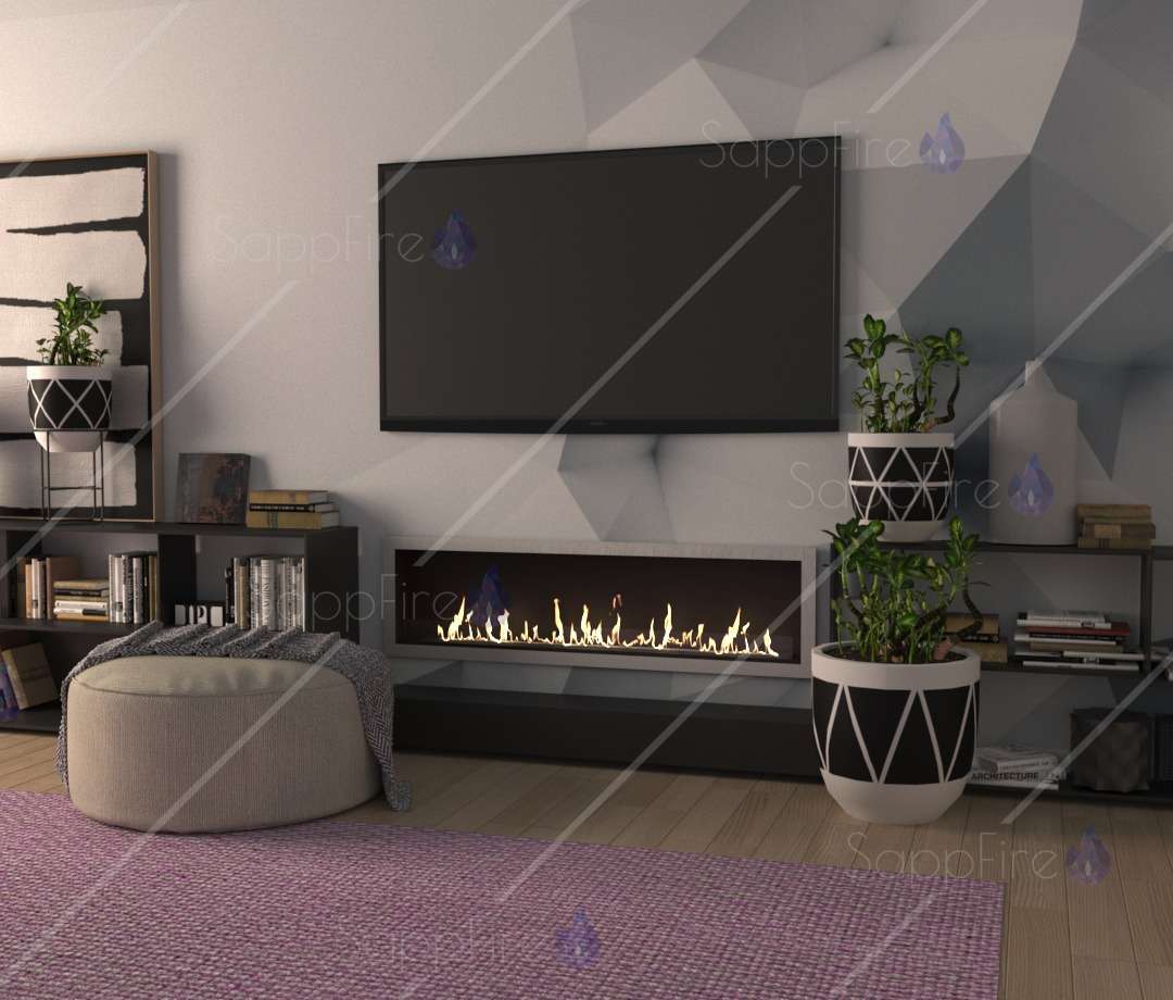 Встраиваемый биокамин / очаг Venera Gold 1600 (SappFire) по цене 74 000 руб.