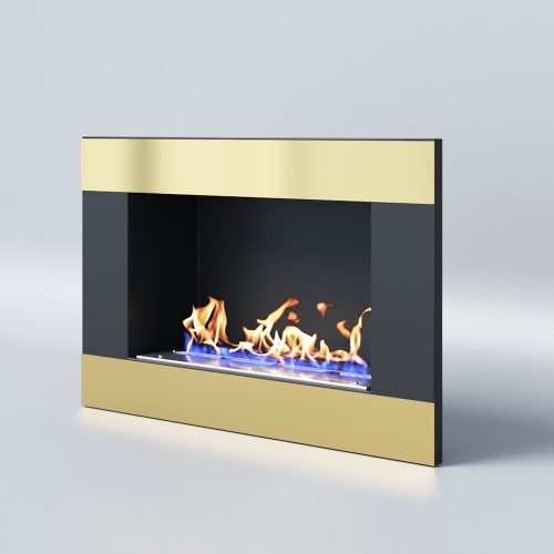 Биокамин "Русский огонь" Голд 650V встраиваемый с защитным стеклом