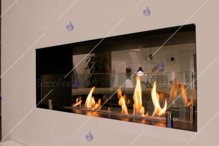 Встраиваемый сквозной очаг 1400 SappFire по цене 62 950 руб.
