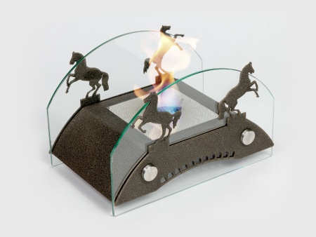 Настольный биокамин Lux Fire "Графский мост" S Бронза по цене 14 641 руб.