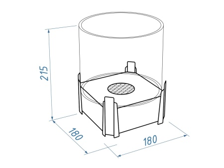 Настольный биокамин Lux Fire Зодиак "Весы" Чёрный по цене 15 000 руб.