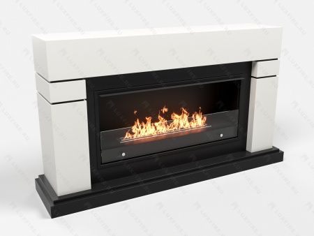 Биокамин Lux Fire с порталом Эльбрус 42, белый по цене 124 306 руб.