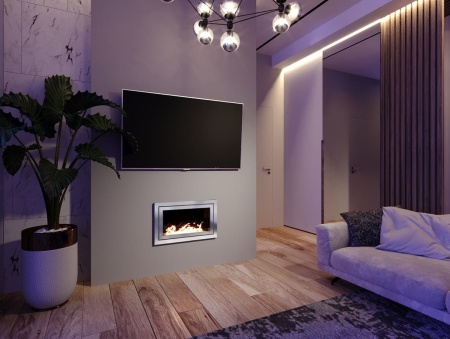 Биокамин &quot;Русский огонь&quot; Стенли 650V встраиваемый по цене 27 400 руб.