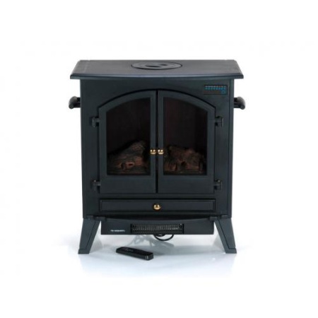 Электрокамин напольный Hampshire (черный)