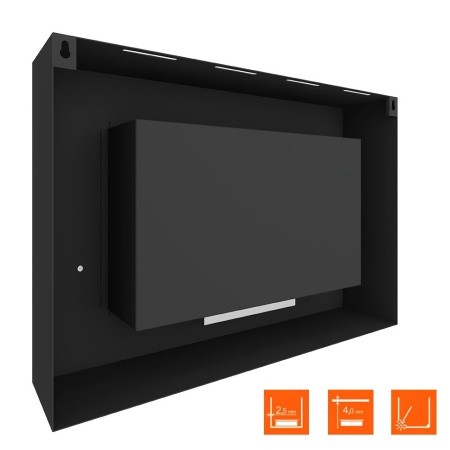 Биокамин SteelHeat WALL GRAND 900 LITE черный, стемалит по цене 30 765 руб.