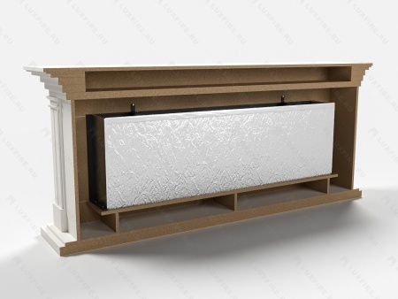 Биокамин Lux Fire с порталом Ромео 60, белый по цене 151 792 руб.