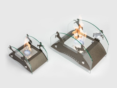 Настольный биокамин Lux Fire "Графский мост" S Бронза по цене 14 641 руб.