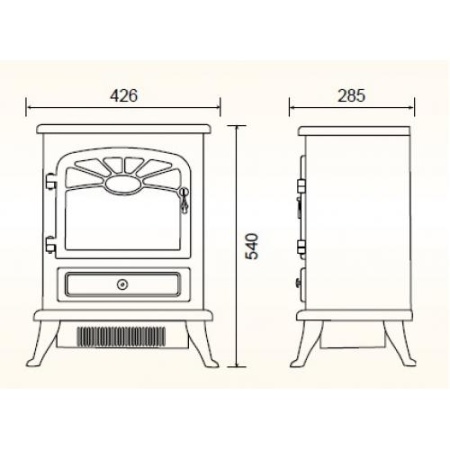 Электрокамин EFP/F - 100