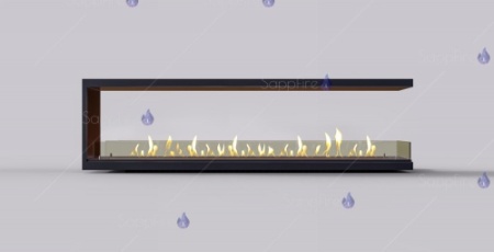 Встраиваемый биокамин / торцевой сквозной очаг 2000 (SappFire) по цене 90 400 руб.