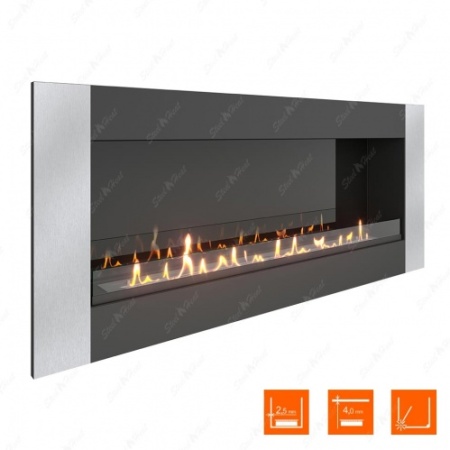 Биокамин SteelHeat GRAND-V 1500 XL стекло + стемалит по цене 78 000 руб.